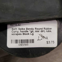 Soft Spike Bendy Round Rubber Curry, handle *gc, mnr dirt, rubs, scrapes