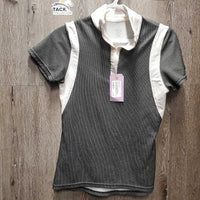 SS Show Shirt *gc/fair, dingy, snags, seam puckers, v.rubbed inside collar
