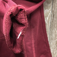 LS Fleece Lined Shirt, 1/4 Zip Up, Mesh pits *vgc, mnr hair, rubs & peeling logos, v.rubbed cuff seams

