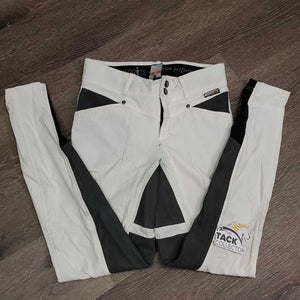 Full Seat Breeches *gc/fair, stains, seam puckers, v.pilly inside, dingy