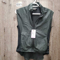 Light Vest, Zipper *gc, seam puckers, lining rubs & pills, older
