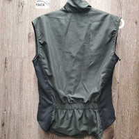 Light Vest, Zipper *gc, seam puckers, lining rubs & pills, older
