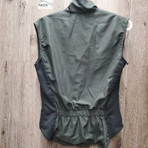 Light Vest, Zipper *gc, seam puckers, lining rubs & pills, older