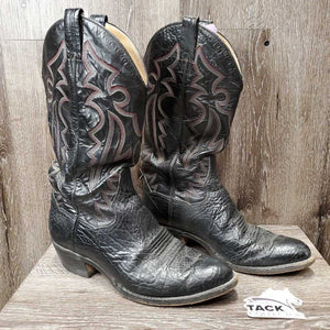 MENS Round Toe Western - Cowboy Boots *vgc, mnr rubs, scuffs & dust
