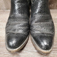 MENS Round Toe Western - Cowboy Boots *vgc, mnr rubs, scuffs & dust
