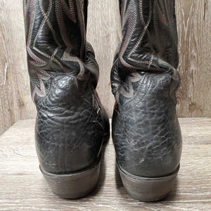 MENS Round Toe Western - Cowboy Boots *vgc, mnr rubs, scuffs & dust