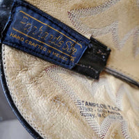 MENS Round Toe Western - Cowboy Boots *vgc, mnr rubs, scuffs & dust
