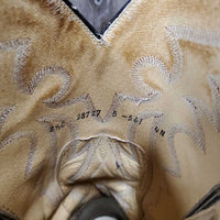 MENS Round Toe Western - Cowboy Boots *vgc, mnr rubs, scuffs & dust
