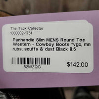 MENS Round Toe Western - Cowboy Boots *vgc, mnr rubs, scuffs & dust
