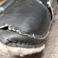Closed Boots, Fleece, velcro *fair, dirty, older, clumpy, stains, pilly, hairy velcro, pilly, TORN
