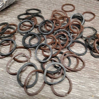 Bag of Assorted Braiding Elastics *gc, dirty, almost empty
