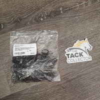 Bag of Assorted Braiding Elastics *gc, dirty, almost empty
