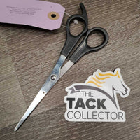 Light Fine Scissors, Plastic fingers *gc, clean, scuffs, film, stain
