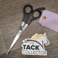 Light Fine Scissors, Plastic fingers *gc, clean, scuffs, film, stain
