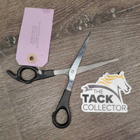 Light Fine Scissors, Plastic fingers *gc, clean, scuffs, film, stain
