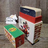 Jump! Card Game, Rule Book, box *vgc, missing 2 "Stable" Cards
