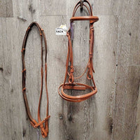 Rsd Bridle, Flash, Cotton Web Reins *like new
