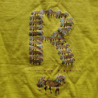 JUNIORS SS Shirt "Riding for Pleasure" *gc, peeled, mnr hair
