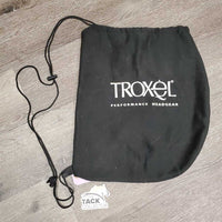 Hvy Cloth Helmet Backpack Bag, Drawstring *gc, rubs, older, hairy, pills
