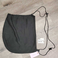 Hvy Cloth Helmet Backpack Bag, Drawstring *gc, rubs, older, hairy, pills
