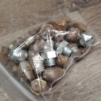 53 Assorted Corks: 42 used, 11 new *clean, stains, mnr rust & gunk