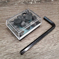 Cork Plugs: 6 Metal screw in & 10 Rubber & Allen Wrench *like new
