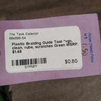 Plastic Braiding Guide Tool *vgc, clean, rubs, scratches
