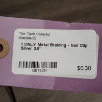 1 ONLY Metal Braiding - hair Clip
