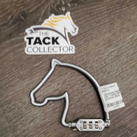Horse Head Shaped Lock *CODE 255* *vgc, mnr rubs & scratches
