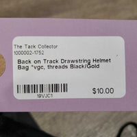 Drawstring Helmet Bag *vgc, threads