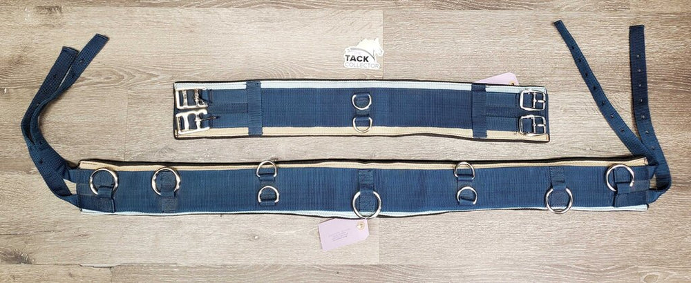 Nylon & Neoprene Lungeing Surcingle, girth *xc/vgc, mnr dirt, residue