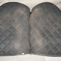Glitter Quilt Jumper Saddle Pad, 1x Piping *gc, hair, dirt, bare glitter, mnr snags, rubs