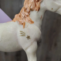 Papo Unicorn *vgc, mnr stains, rubbed horn