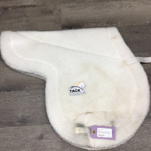 Fleece Fitted Hunter Saddle Pad *gc, dirt, stains, dingy, mnr hair, clumpy