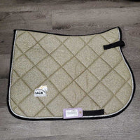 Glitter Quilt Jumper Pad, Crochet Bonnet, 2 Front Closed Boots *Boots & Bonnet: xc Pad: vgc, hair, dirt, rubs