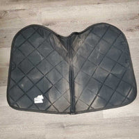Glitter Quilt Jumper Pad, Crochet Bonnet, 2 Front Closed Boots *Boots & Bonnet: xc Pad: vgc, hair, dirt, rubs
