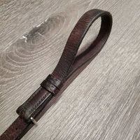 Narrow Adjustable Leather Breastplate *vgc/gc, older, mnr dirt, cracks, v.dry, v.stiff, discolored, faded, stains

