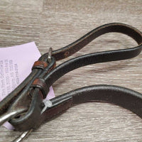 Narrow Adjustable Leather Breastplate *vgc/gc, older, mnr dirt, cracks, v.dry, v.stiff, discolored, faded, stains
