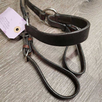 Narrow Adjustable Leather Breastplate *vgc/gc, older, mnr dirt, cracks, v.dry, v.stiff, discolored, faded, stains
