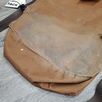 Cordura Saddle Trail Bags, Cantle Bag Attachment *gc/fair, v.dirty, older, stains, hairy, unstitched seam

