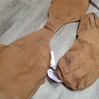 Cordura Saddle Trail Bags, Cantle Bag Attachment *gc/fair, v.dirty, older, stains, hairy, unstitched seam
