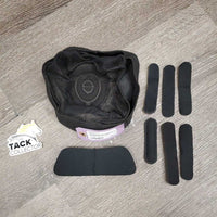 Helmet Liner, 7 foam pieces, bag *like new, clean

