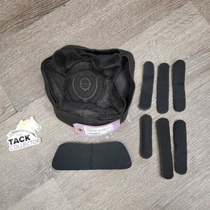 Helmet Liner, 7 foam pieces, bag *like new, clean