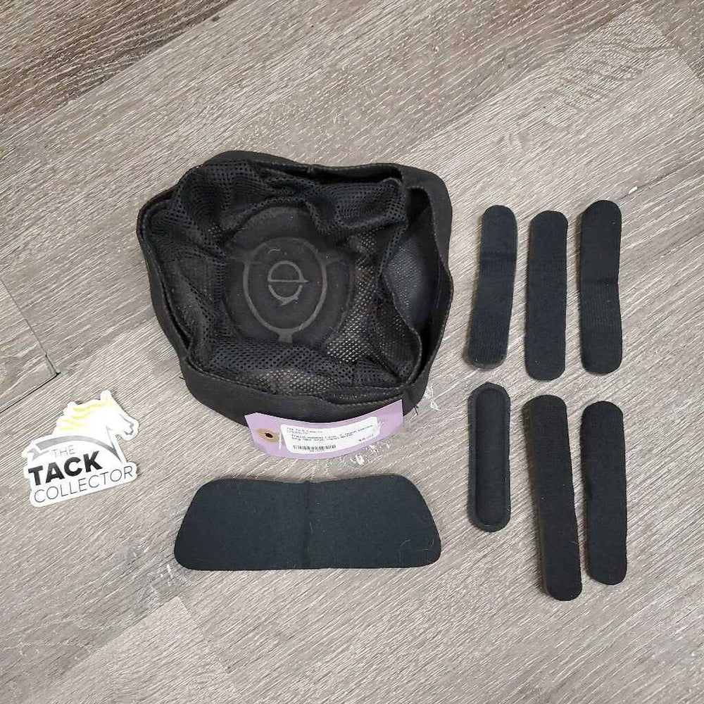 Helmet Liner, 7 foam pieces, bag *like new, clean