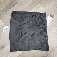 Light Nylon Helmet Bag, drawstring *gc, clean, older, runs, loose threads