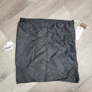 Light Nylon Helmet Bag, drawstring *gc, clean, older, runs, loose threads