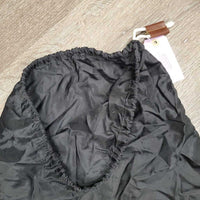 Light Nylon Helmet Bag, drawstring *gc, clean, older, runs, loose threads
