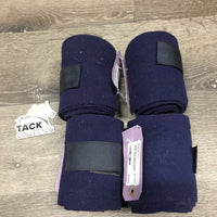 4 Fleece Polos *gc, dust, hairy, clean
