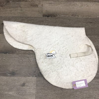 Felt Fitted Hunter Saddle Pad *gc, stains, clumpy, mnr hair, dingy, older
