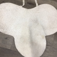 Felt Fitted Hunter Saddle Pad *gc, stains, clumpy, mnr hair, dingy, older